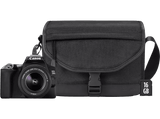 Cámara réflex - Canon EOS 250D, CMOS 24.1 MP, 4K, DIGIC 8, Wi-Fi, Negro + EF-S 18-55 f/3.5-5.6 III