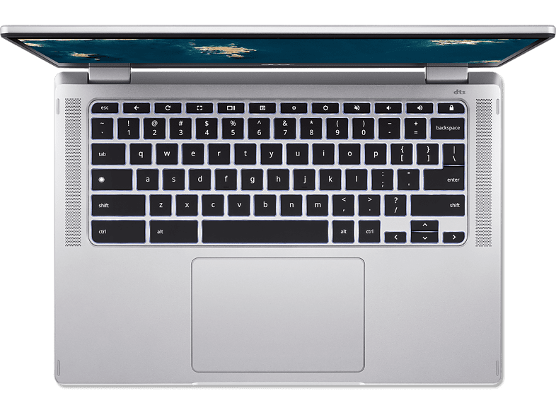 Convertible 2 en 1 - Acer Chromebook Spin CP314-1H-C048, 14 HD, Intel® Celeron® N4500, 8GB RAM, 64GB eMMC, UHD Graphics, Google Chrome OS