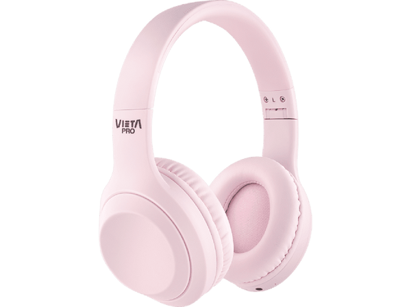 Auriculares inalámbricos - Vieta Pro Silence, De Diadema, Bluetooth, Cancelación de ruido, Rosa