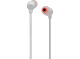 Auriculares inalámbricos - JBL TUNE 125BT, De botón, Bluetooth 5.0, JBL Pure Bass, Control volumen, Blanco