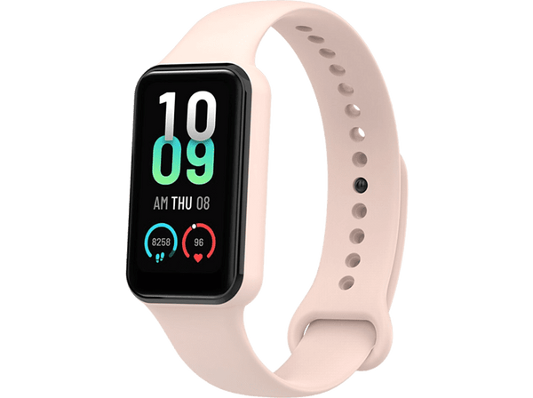 Smartwatch - Amazfit Band 7, Pantalla AMOLED 1.47", PPI 282, Resolución 198x368, Resistente al agua 5 ATM, Rosa
