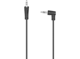 Cable audio - Hama 00200723, De Jack 3.5 mm a Jack 3,5-mm de 90°, 1.5 m, Negro