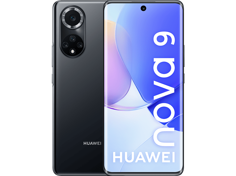 Móvil - Huawei Nova 9, Negro, 128 GB, 8 GB, 6.67 Full HD+ 120 Hz, Snapdragon 778G 4G, Super Charge, Android