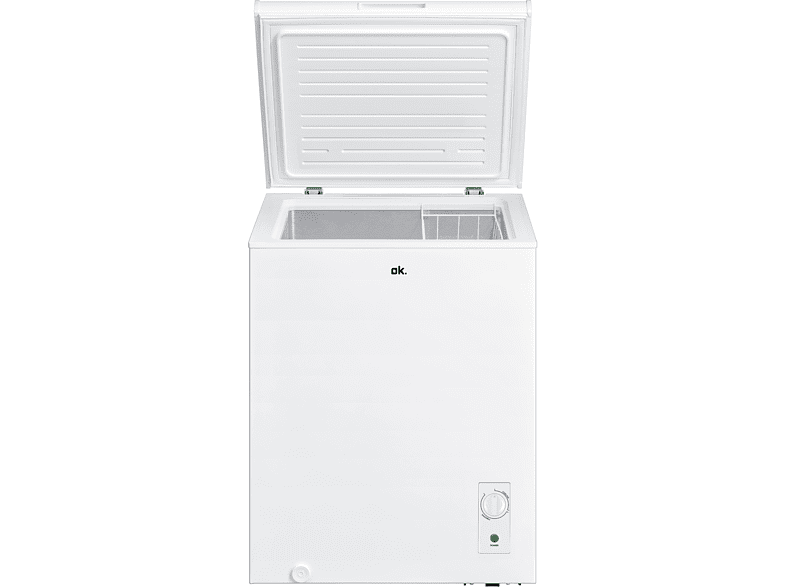 Congelador horizontal - OK OFZ 161 F W, Independiente, Compresión, 85 cm, 99 Litros, Blanco