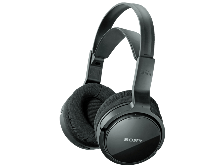 Auriculares inalámbricos - Sony MDR-RF811RK, Para TV, Alcance 100m, Autonomía 15h, Negro
