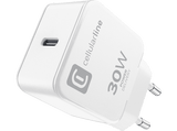Cargador- CellularLine The one, USB-C, Para Apple 30 W, Blanco