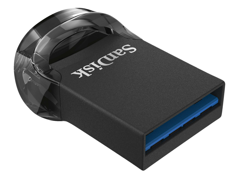 Pendrive 128 GB - Sandisk Cruzer Ultra Fit, USB 3.1, hasta 130 MB/s
