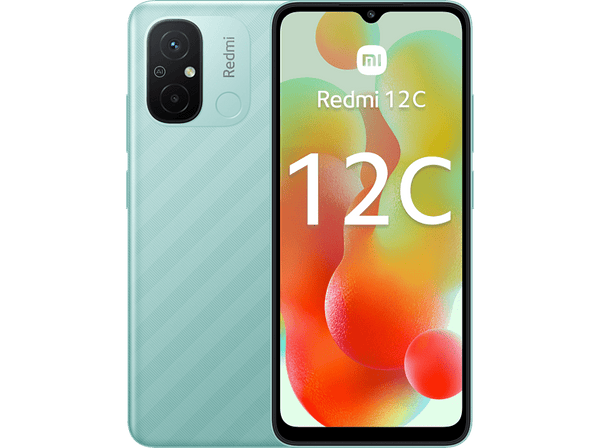 Móvil - Xiaomi Redmi 12C, Verde, 64 GB, 3 GB RAM, 6.71" HD+ Dot Drop display, MediaTek Helio G85, 5000 mAh, Android