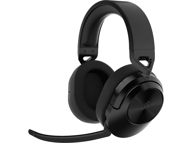 Auriculares gaming - Corsair HS55 Wireless, Bluetooth, Micrófono Omnidireccional, Carbón