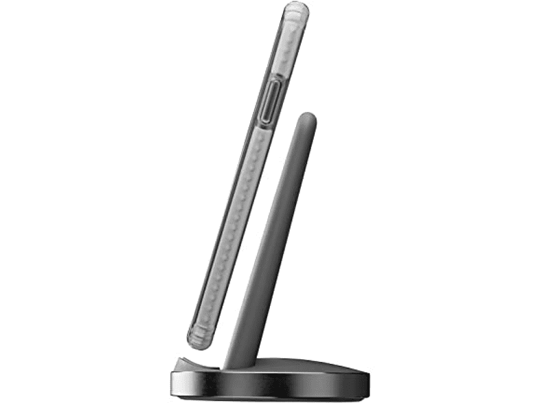 Cargador inalámbrico- Cellular Line WIRELESTAND15WTYCK, 15 W, Universal, Negro