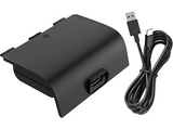 Accesorios Xbox Series - Ardistel BlackFire, Batería recargable + Cable, 700mAh, 1.2 m, Negro