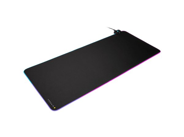 Alfombrilla - Corsair MM700 RGB, 930 mm x 400 mm, Tela, Iluminación dinámica RGB, Negro