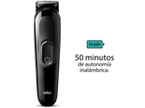 Afeitadora multifunción - Braun Series 3 MGK3410, Recortadora 6 En 1, Para barba y pelo, 50 min autonomía