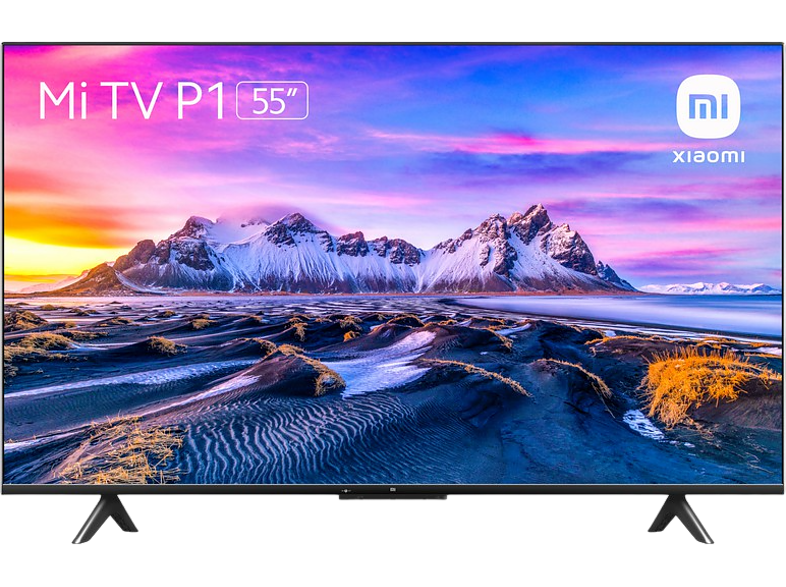 TV LED 55 - Xiaomi Mi TV P1, UHD 4K, Smart TV, HDR10+, Control por voz, Dolby Audio™ y DTS-HD, Negro