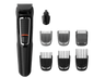 Afeitadora - Philips Multigroom Series 3000 MG3730/15, Multifunción, 8 en 1, 60 min, Seco y húmedo, Negro