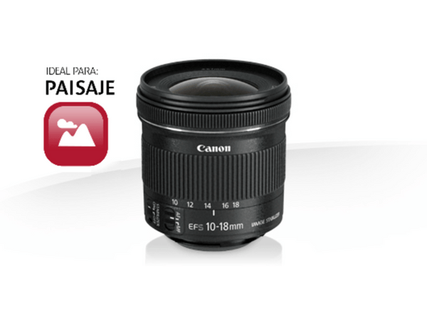 Objetivo - Canon EF-S 10-18 mm f/4.5-5.6 IS STM