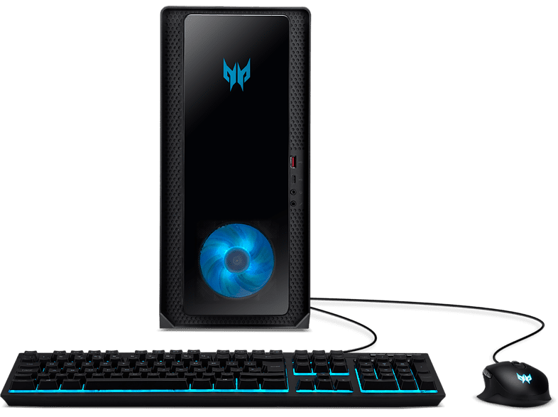 PC gaming - Acer Predator Orion 300 PO3-640, Intel® Core™ i7-12700F, 16GB RAM, 1TB SSD, GeForce RTX™3060, Windows 11 Home (64 Bit), Negro