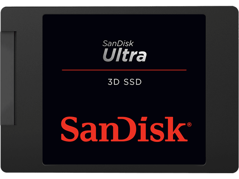 Disco duro SSD 2 TB - SanDisk Ultra SSD 3D, SATA 6 Gbps, 2.5, Interno, 560 MB/s, nCache™ 2.0, 3D NAND, Negro