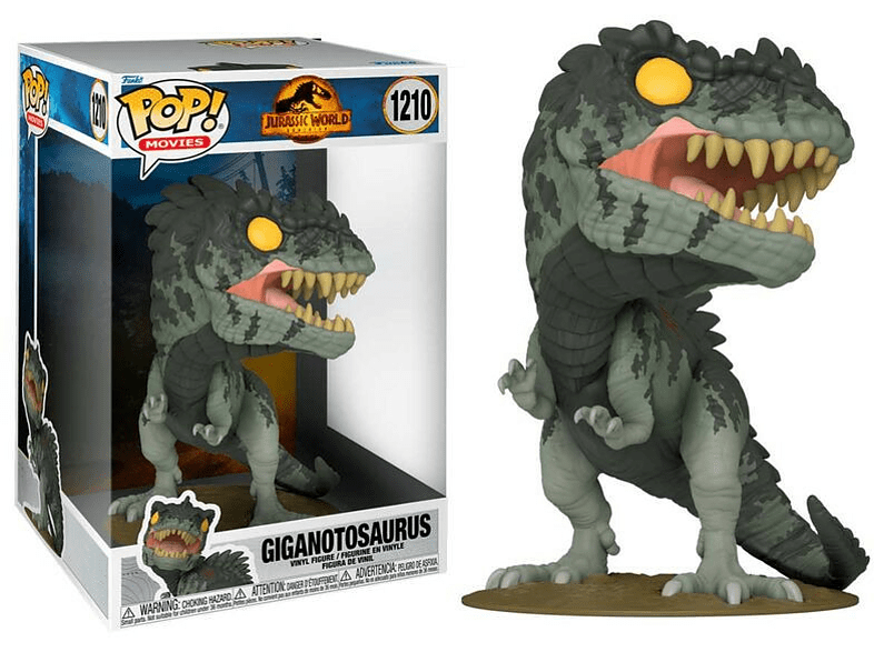 Figura - Funko Pop! Jumbo: Jurassic World: Dominion Giganotosaurus, Vinilo, Multicolor