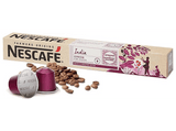 Cápsulas monodosis - Nescafé India espresso puro arábica, Intenso con notas a cacao, 10 cápsulas