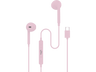 Auriculares - Vieta Pro Homy, Auricular de botón, Con micrófono, Type C, Rosa