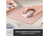 Alfombrilla ratón - Logitech  Mouse Pad Studio Series, Nylon/ PoliésterCaucho, Rosa