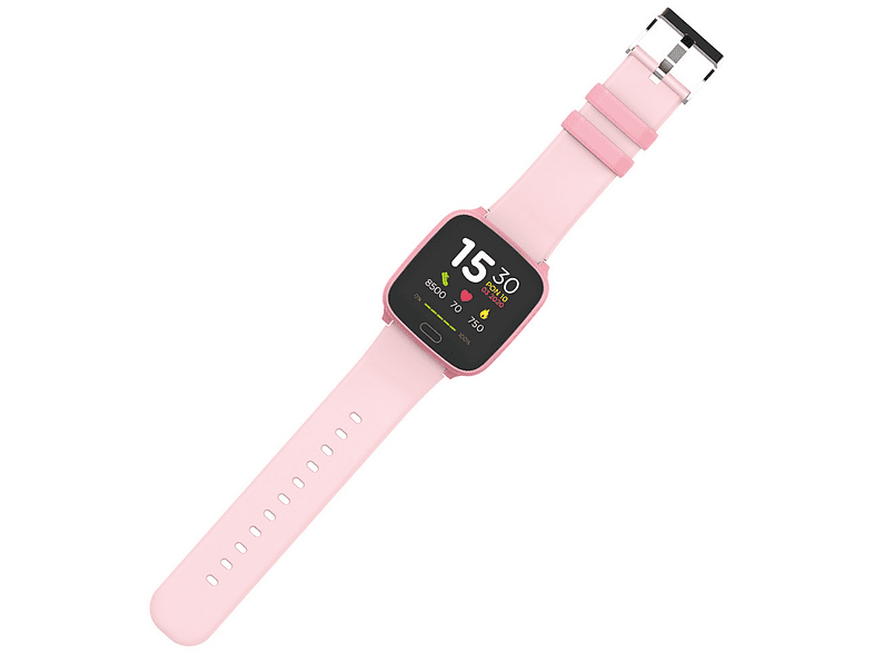 Smartwatch - Forever iGo JW-100, Para niños, 7 días, IP68, Bluetooth, ABS y plástico, Rosa
