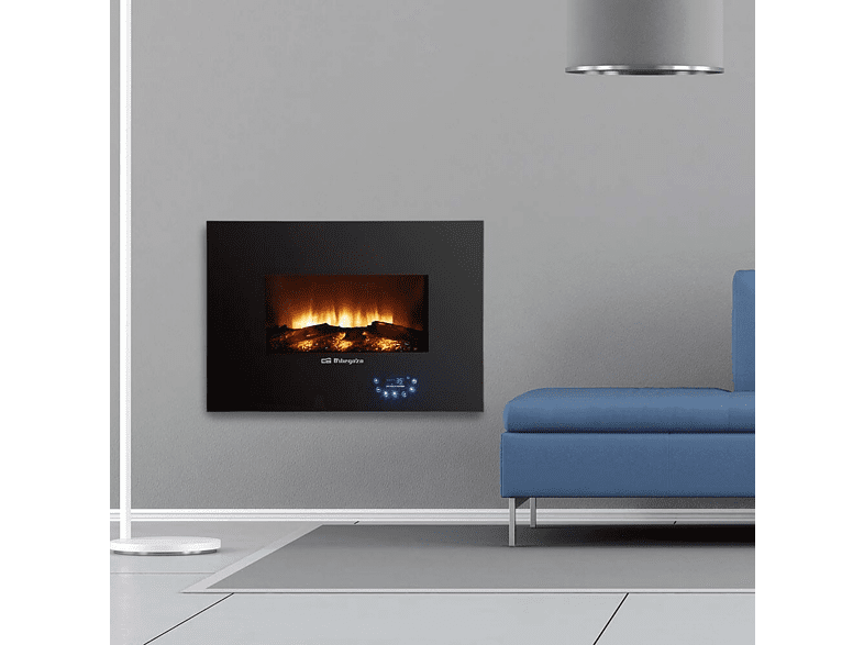 Estufa eléctrica - Orbegozo CM 8000, 1800 W, 5 Niveles De Calor, Negro