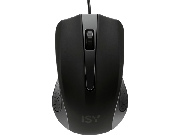 Ratón - Isy ICM-2000, Óptico, Negro