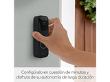 Videotimbre - Amazon Blink Video Doorbell, Inalámbrico, HD, Alexa integrada, Visión nocturna, Audio bidireccional, Negro