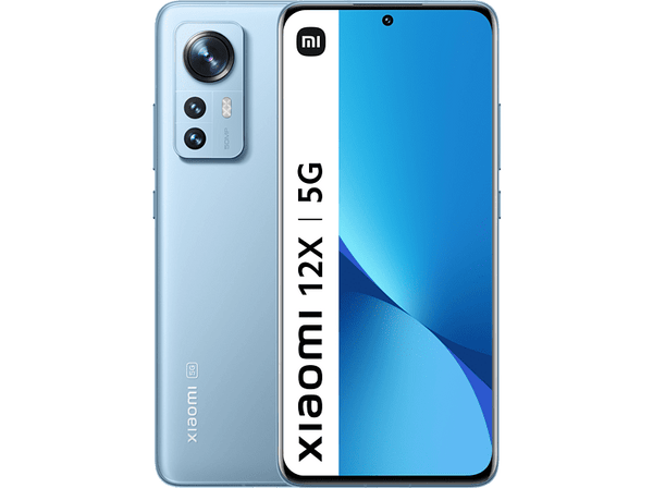 Móvil - Xiaomi 12X, Azul, 256 GB, 8GB RAM, 6.28" Full HD+, Snapdragon® 870, 4500 mAh, Android