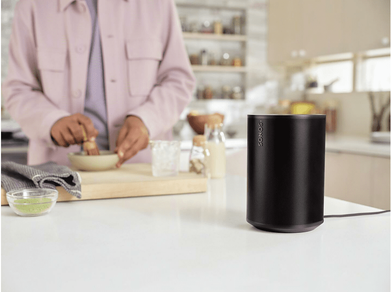 Altavoz inalámbrico - Sonos Era 100, Sonos Voice Control, Trueplay™, Bluetooth, Negro