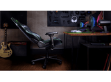 Silla gaming - Razer Enki X, Reposabrazos 2D, Carga máxima 136 kg, Cuero sintético, Arco lumbar, Negro/Verde
