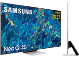 TV QLED 55 - Samsung QE55QN95BATXXC, Neo QLED 4K, Procesador Neural 4K con IA, Smart TV, Plata