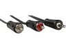 Cable RCA - Hama 00205110, 1.5 m, Jack 3.5 mm, RCA Dual, Negro