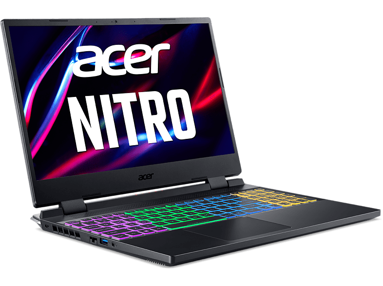 Portátil gaming - Acer AN515-58,15.6 Full HD, Intel® Core™ i5-12500H, 16GB RAM, 1TB SSD, NVIDIA® GeForce RTX™ 3060, W11H, Mochila + Ratón gaming