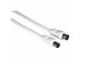 Cable de antena - Hama 56523, 1.5 m, Blanco