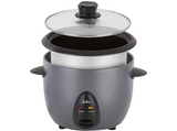 Arrocera eléctrica - Jata AR393, 1 L, 400 W, 2 funciones, Gris