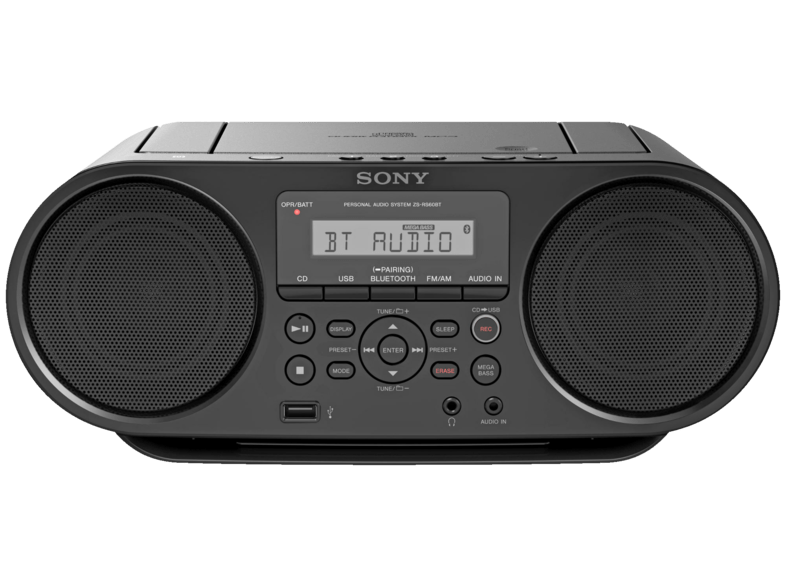 Radio CD - Sony ZSRS60BT Boombox con CD y Bluetooth, AM/FM