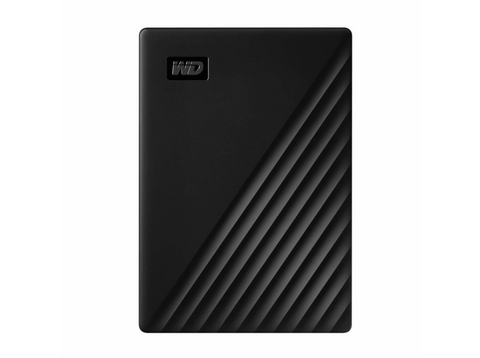 Disco duro portátil 5 TB - WD My Passport, Negro, USB 3.2, seguridad mediante contraseña