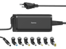 Cargador para portátil - Hama Universal Notebook, Para portátiles, 7 adaptadores, Universal, 90W, Negro