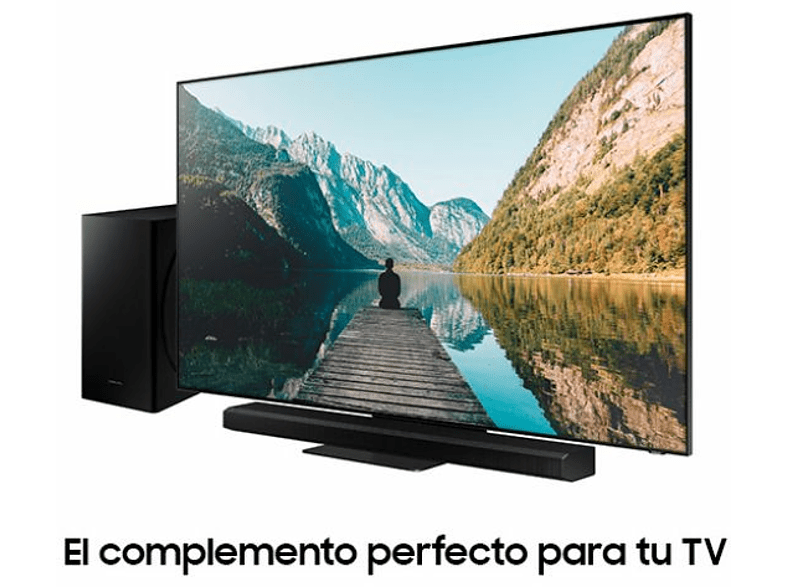 Barra de sonido - Samsung HW-Q800T/ZF, Bluetooth, Subwoofer Inalámbrico, 330 W, Amazon Alexa, Negro