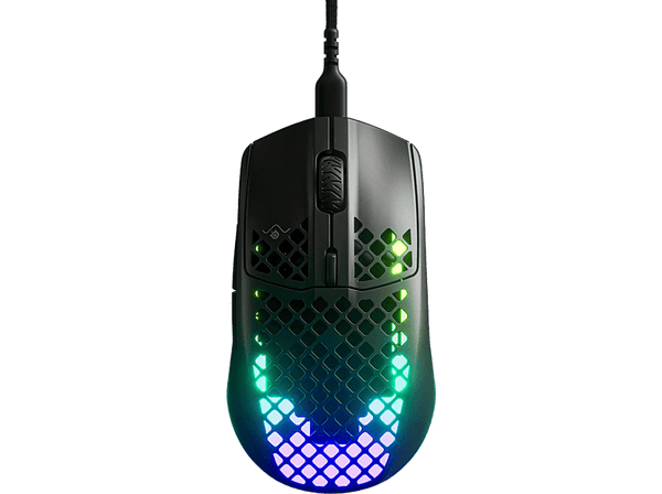 Ratón gaming - Steel Series Aerox 3, Por cable, 8500 dpi, Ergonómico, Multicolor
