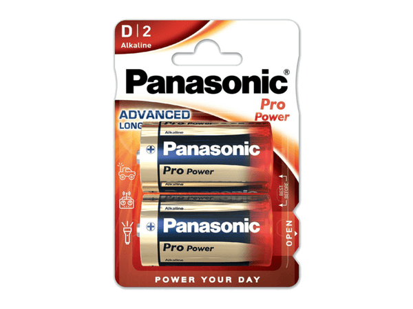 Pilas LR20 - Panasonic LR20 Pro Power, 2 uds