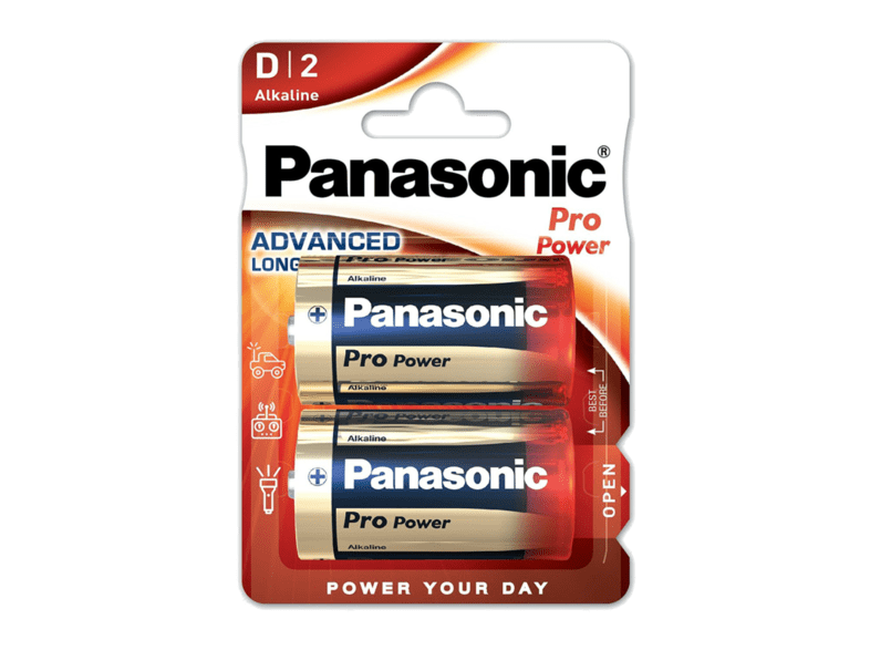 Pilas LR20 - Panasonic LR20 Pro Power, 2 uds