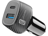Cargador coche - Cellular Line CBRUSB2PD48WK, 2 Puertos USB, Negro