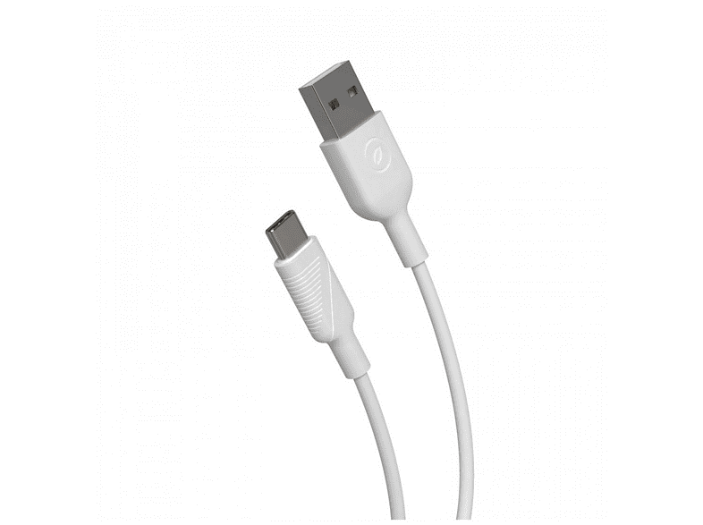 Cargador - Muvit MCPAK0002, USB-A, USB-C, Carga rápida, 12W, 3A, Blanco