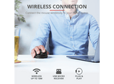 Ratón inalámbrico - Trust Ozaa Rechargeable Wireless, 2400 ppp, Recargable, RF 2.4GHz, Negro
