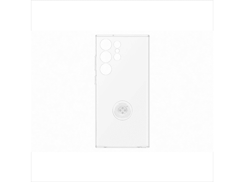 Funda - Samsung, Para Samsung Galaxy S23 Ultra 5G, Trasera, Con Soporte, Transparente