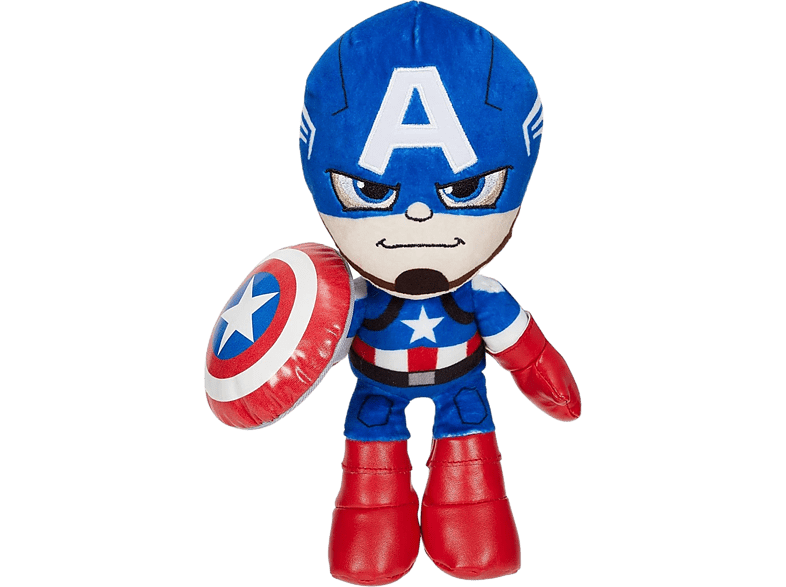 Peluche - Avance. Capitán América, Marvel, 20 cm, Multicolor